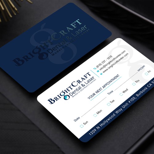 Modern Dental and Medical SPA business card Design by prosenjit_P