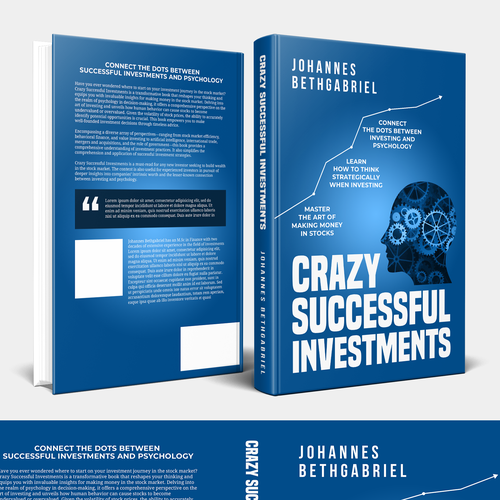 Powerful Book Cover for an Investing book that helps to Build Wealth in the Stock Market Design by Hisna