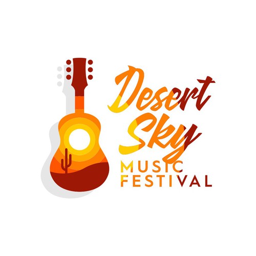 Desert Sky Music Festival Design by hattori