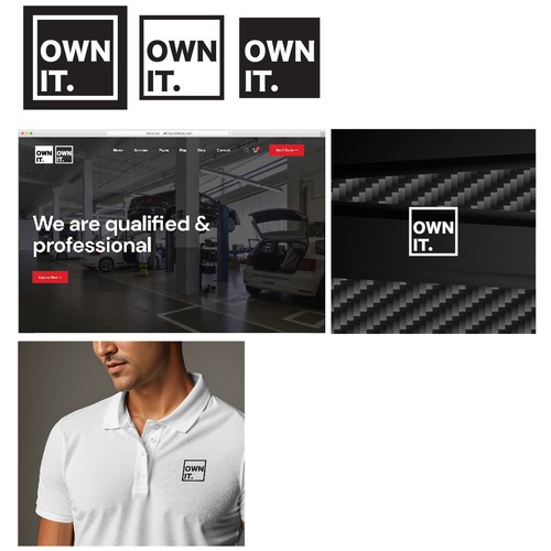 Edgy logo design for OWN IT Design by fenina