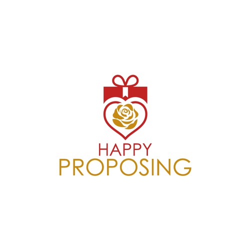 Design a romantic logo that appeals to men for a company that helps plan marriage proposals Design by ✅ LOGO OF GOD ™️