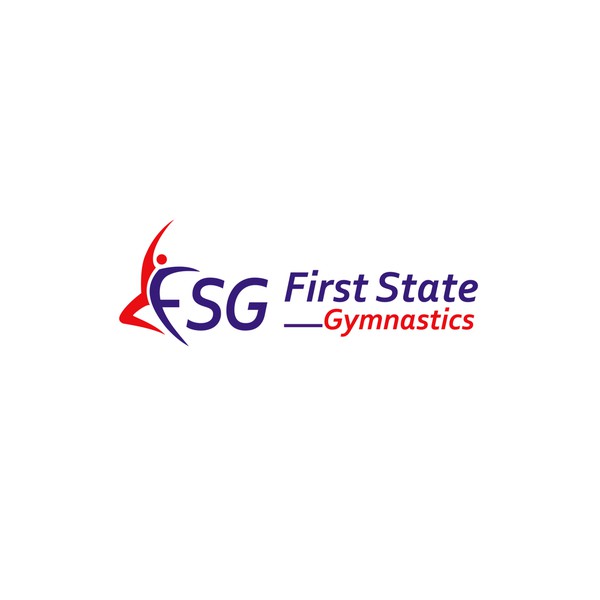 bold logo for gymnastics