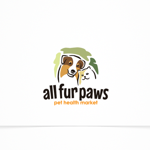 Design a logo for a dog and cat natural pet food store, Logo design  contest