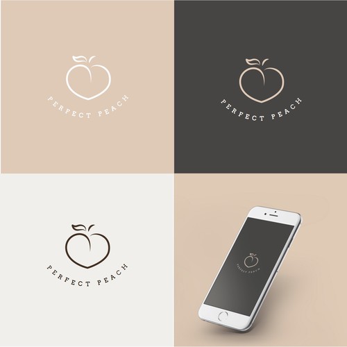 BIG PRIZE $$ Design a "Perfect Peach" fitness logo for an online retail company! Design by Renata Lisboa