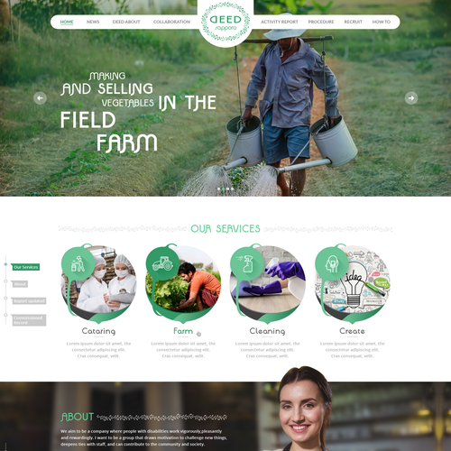 Web page design contest entry by SAG Kala