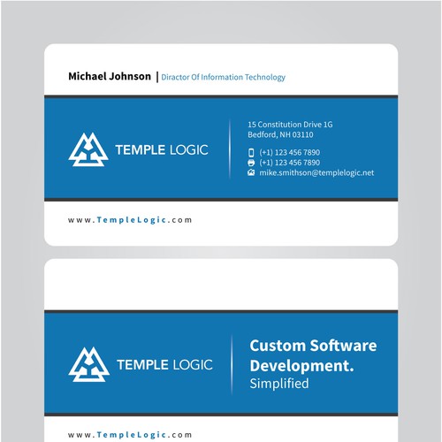 Business card for software company | Business card contest