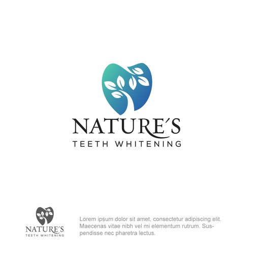 Nature's Teeth Whitening - Needs a Natural Company Logo Design by hasnagraphics