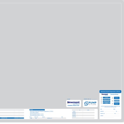 Title block for technical drawings Design by winmal