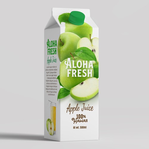 ALOHA FRESH JUICE & TEA Design by Holiday26