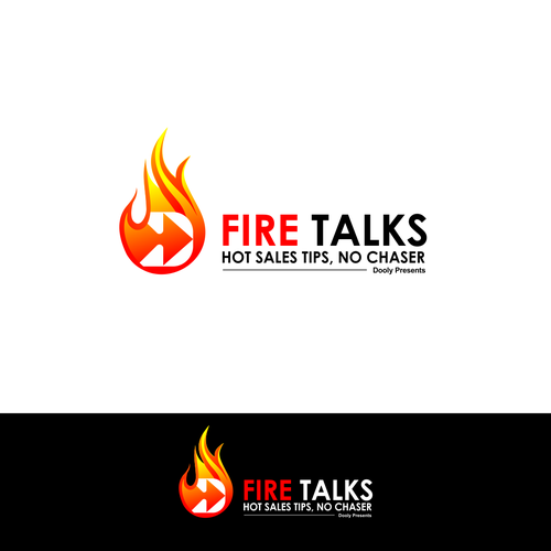 Design a new logo for our season 2 of our Fire Talks show that's strong enough to look like a tier 1 Réalisé par Visha*