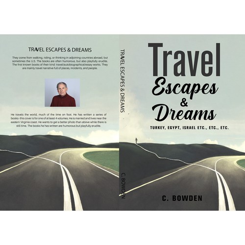 Cover for a travel/autobiography/brief essay book Design by MS_99