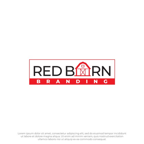 Red Barn without the Farm-ontwerp door James®