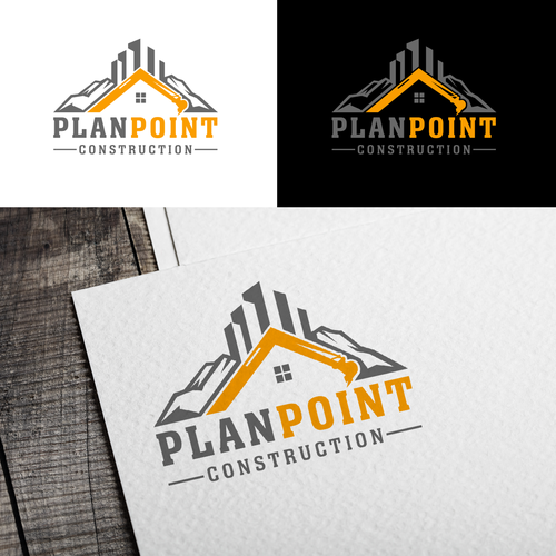 PlanPoint Construction Logo Needs A Remodel Design by Blue Day™