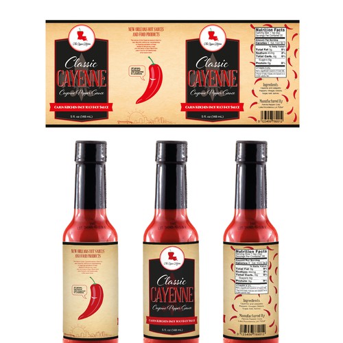 Create A Custom Label For A Premium Hot Pepper Sauce Product Label Contest