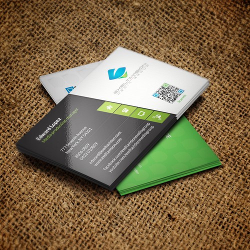 Business Card to represent THREE Service Divisions Design by Twin Ashek Masum