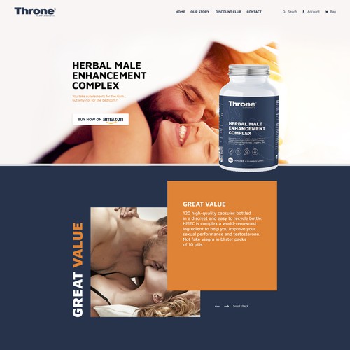 Design Supplement Website por Neha S.W.