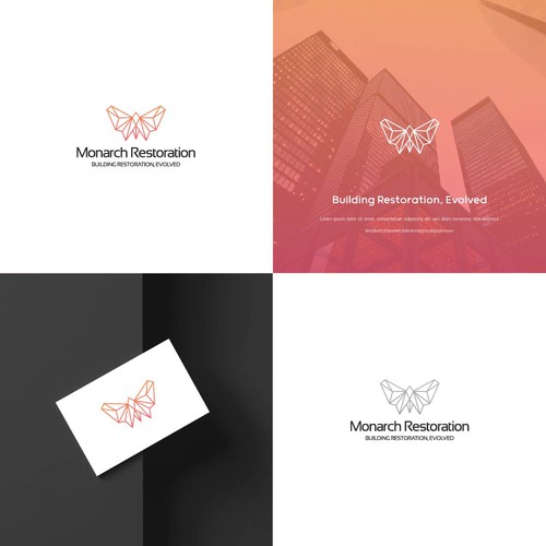 Design a modern clean logo package for a restoration company Design by Danny A