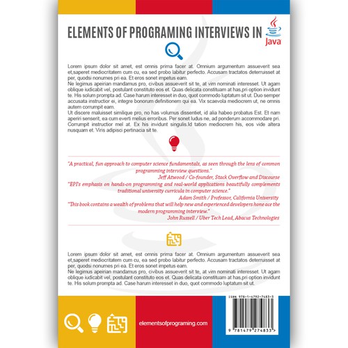 Best Selling Book in Computer Science Needs a New Cover Design by Zeljka Vukojevic