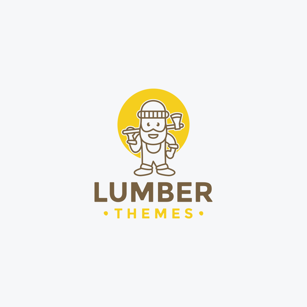 Design by WISANGGENIW® titled "Lumber Themes - Modern and fresh logo needed to catch eyes of Hotel owners"