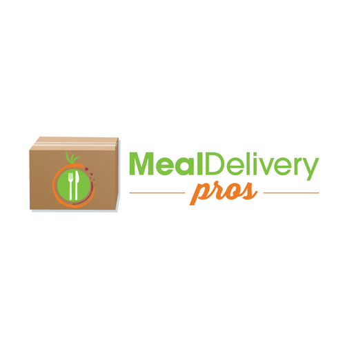 Simple Logo for Meal Delivery Pros (Quick and Easy With Colors Chosen) Design by ntb communications