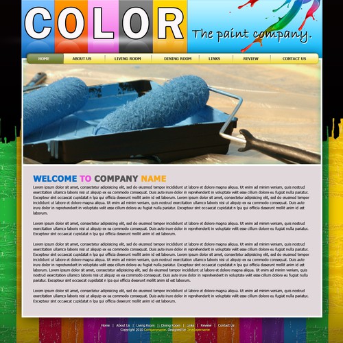 1-3 Page Website Template Design von Tugabang