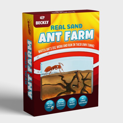 Eye Catching Ant Farm Box Design Design by Radmilica