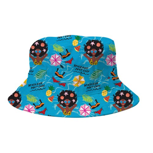 Bucket Hat Designs for Girls (black culture theme) Design by kirsen