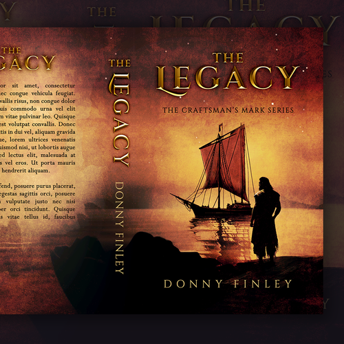 Book cover for epic 1st century story with historical implications Design by lidia.puccetti