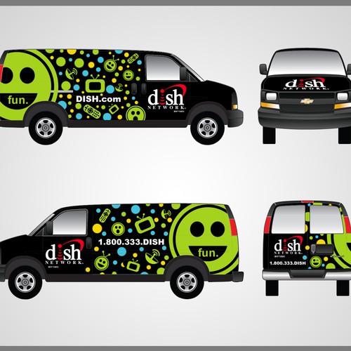 Diseño de V&S 002 ~ REDESIGN THE DISH NETWORK INSTALLATION FLEET de inzpiration