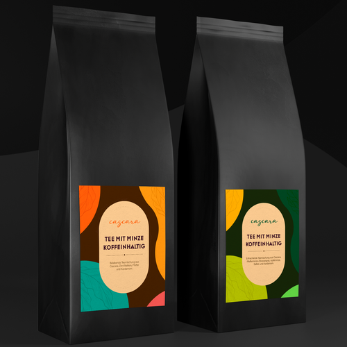 Cascara tea label-ontwerp door dsnalexhoffmann