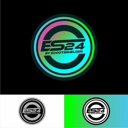 E-Scooter24 sucht DICH! Designe unser Logo! Round Logo Design! Ontwerp door F A D H I L A™