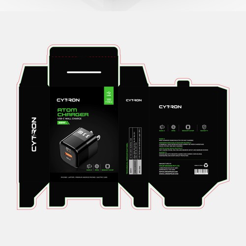 " Futuristic Fast Charger for Apple Users" Design by Qalandar