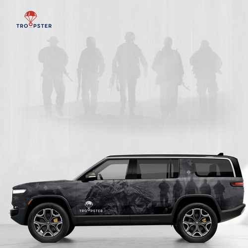 Diseño de Vehicle Wrap for Military Nonprofit de J.Chaushev