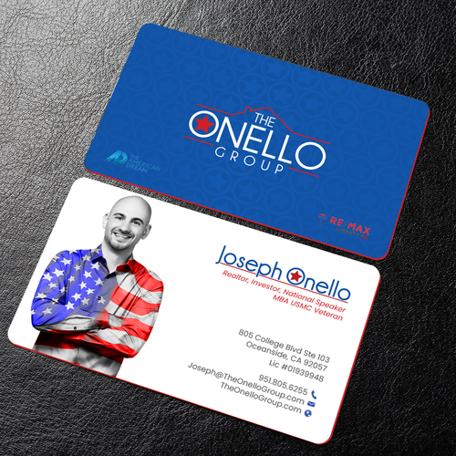 Military Real Estate Business Card Design by Mr Minimalist