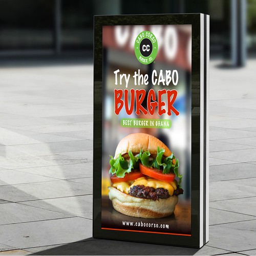 Billboard for Burger Company Design by Logicainfo ♥