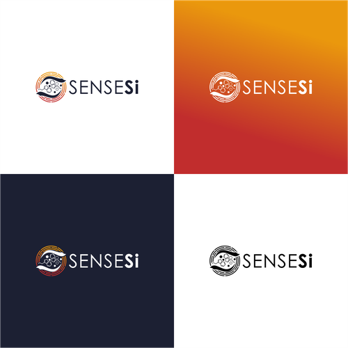 Logo for a wearable sensor technology company Design by Aksara Hati™