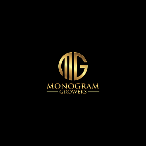 monogram mg logo design