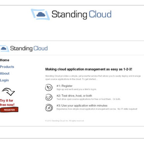 Papyrus strikes again!  Create a NEW LOGO for Standing Cloud. Réalisé par ModuleOne