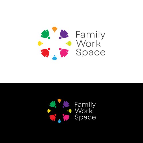Unique family friendly co-working space needs logo Design by BigLike