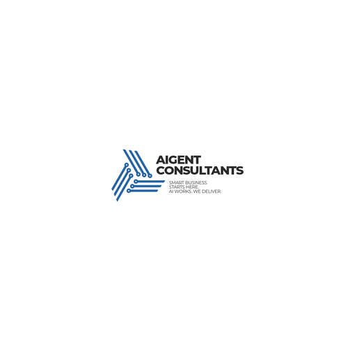 AI Agent Company: Appealing to small to medium sized businesses. Design by © iden.T.T.