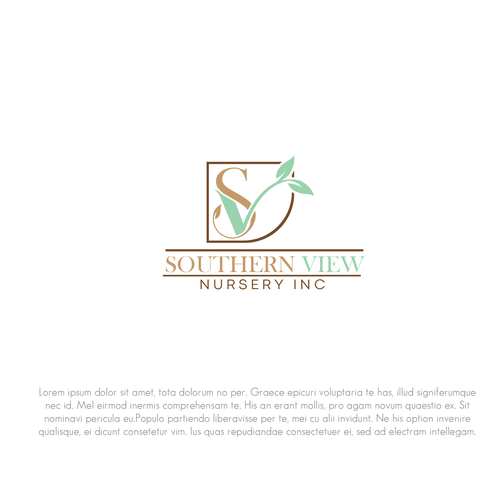 Impactful logo design for a Brand New Wholesale Plant Nursery Brand Design by AAIIZZAA