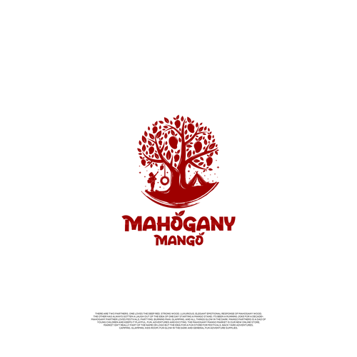 Mahogany Mango, Glow in the Dark Supplies, Festival, Glamping/Camping and Kids Room Fun Market Design by Enigma Graphic™