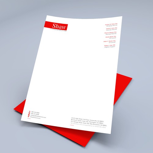 Letterhead for Divorce & Family Law Firm; Modern, Minimalist, Conservative Design Design by Xclusive16