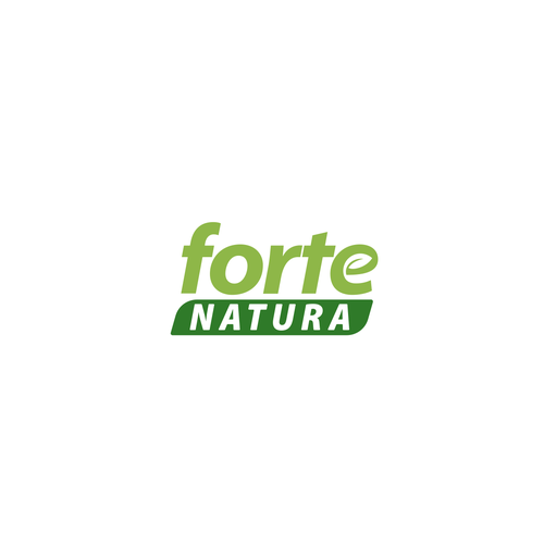 Forte Natura Logo that emphasizes on the word Forte (big) for natural health supplements Design by nicole.Ash