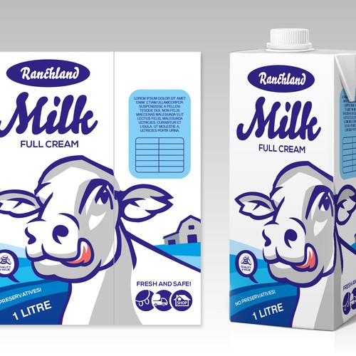 Create the Package for a New Major Milk Brand in China Design by maja12