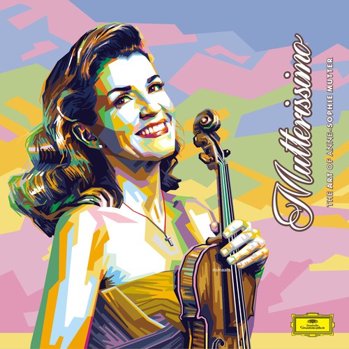Illustrate the cover for Anne Sophie Mutter’s new album Ontwerp door desainerss