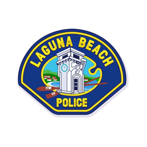 Diseño de Laguna Beach Police Department Logo de Gr8 Art