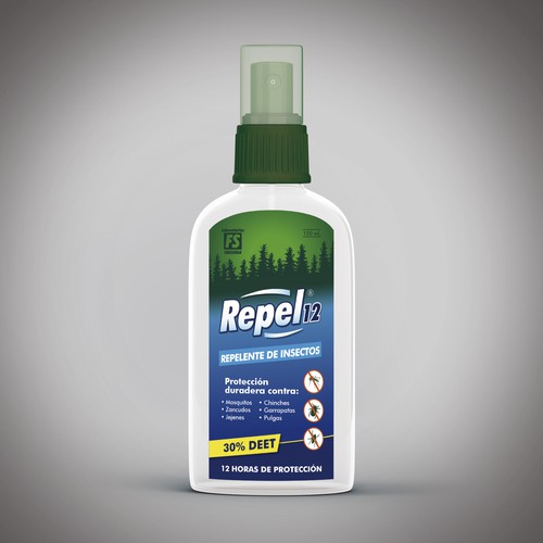 Repel 12 Max Etiqueta-ontwerp door Anrally