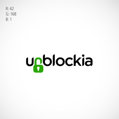 "Diseño del logo de Unblockia, empresa de publicidad digital" winning Logo design