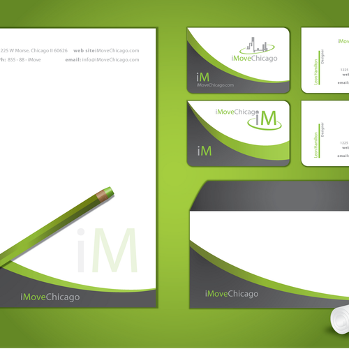 Create the next stationery for iMove Chicago Ontwerp door Jecakp
